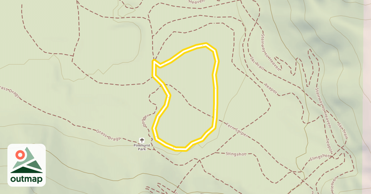 Map of Ski Trail