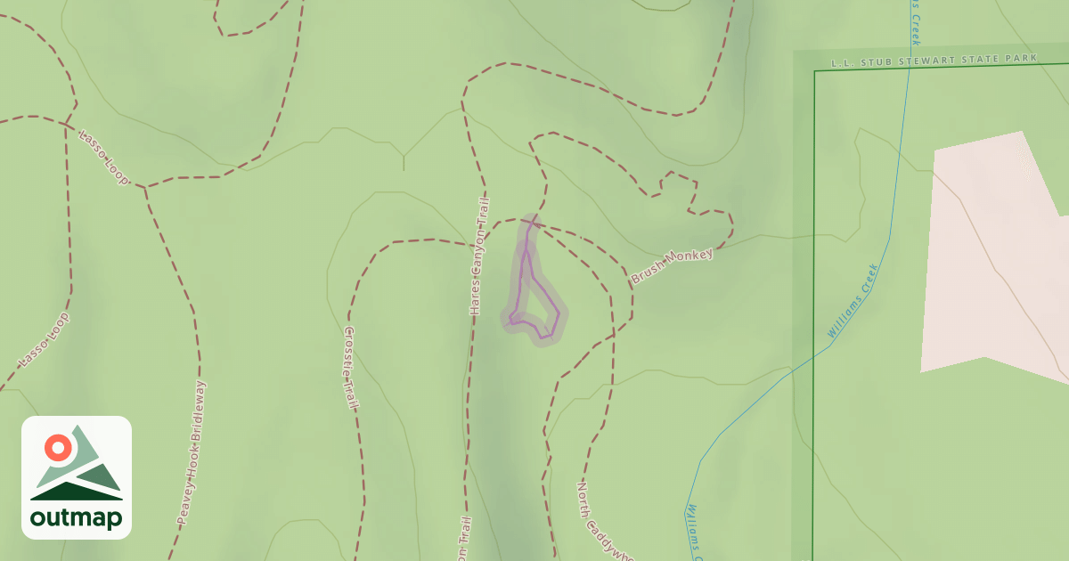 Map of Little Brush Monkey