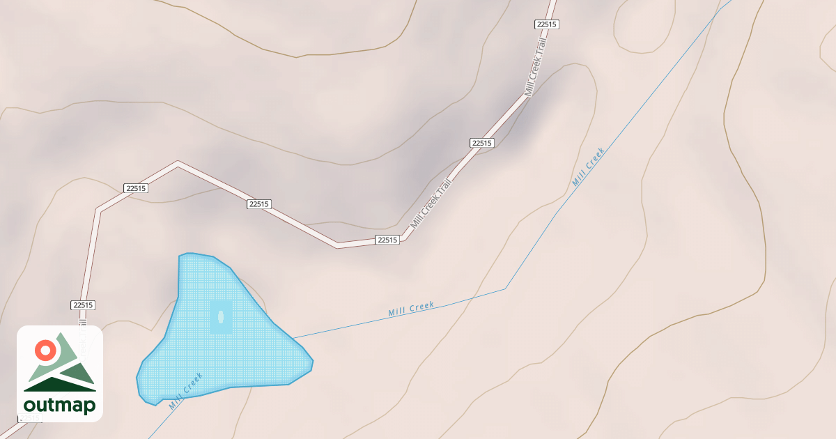 Map of Mill Creek Trail