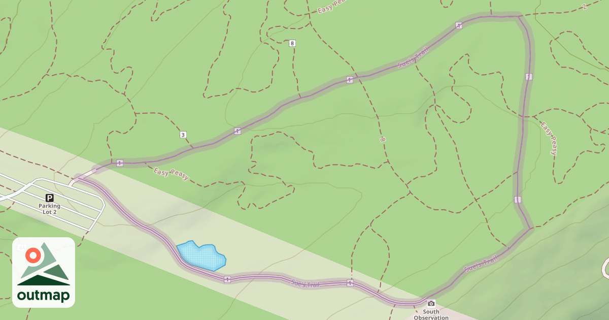 Map of Sue's Trail