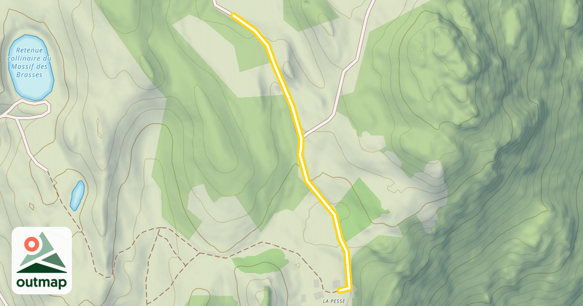 Map of Chemin de la Pesse