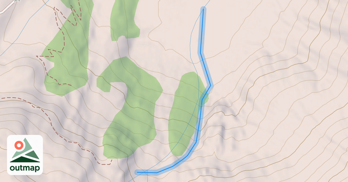 Map of East Gully