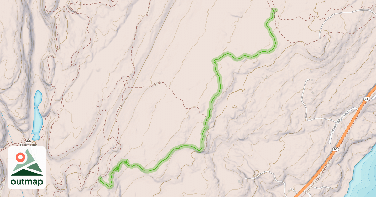 Map of Hwy 61