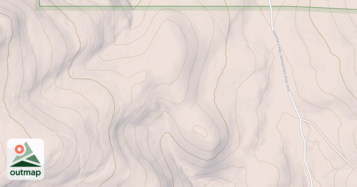 Map of USFS National Forest System Roads {348A529E-8F79-4A0B-B871-23E7E752148B}