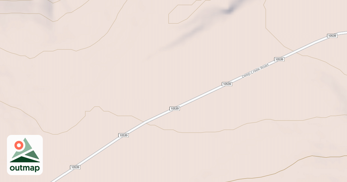 Map of DEEP CREEK DISPERSED B