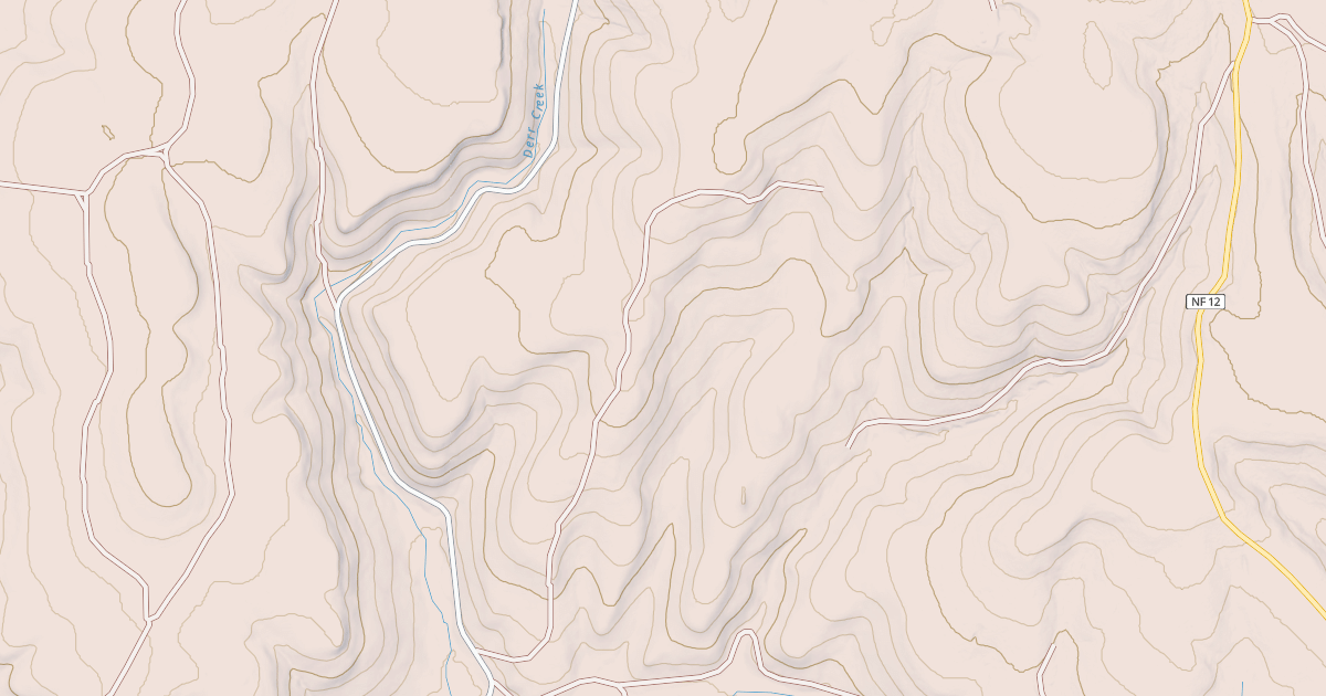 Map preview of USFS Motor Vehicle Use Map Roads {95C3F8B9-A08D-4873-BBBC-4D723EC25DD8}