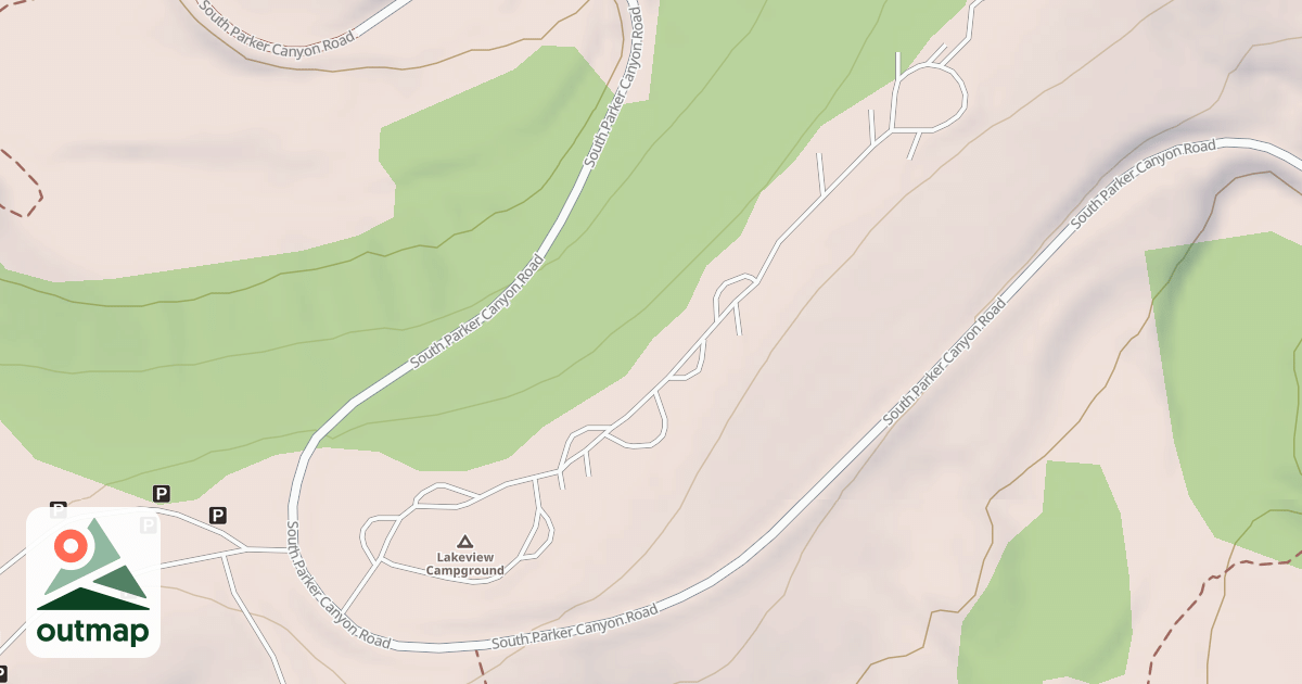 Map of LAKE VIEW UPPER CG