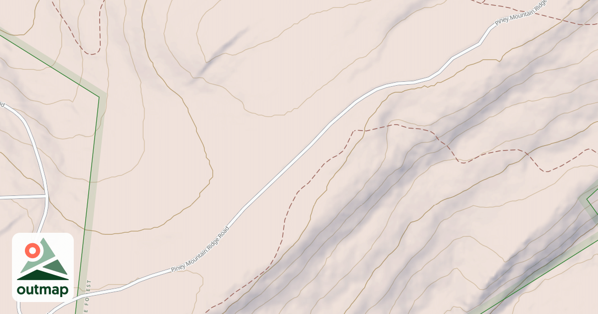 Map of Michaux State Forest - ATV Trail System