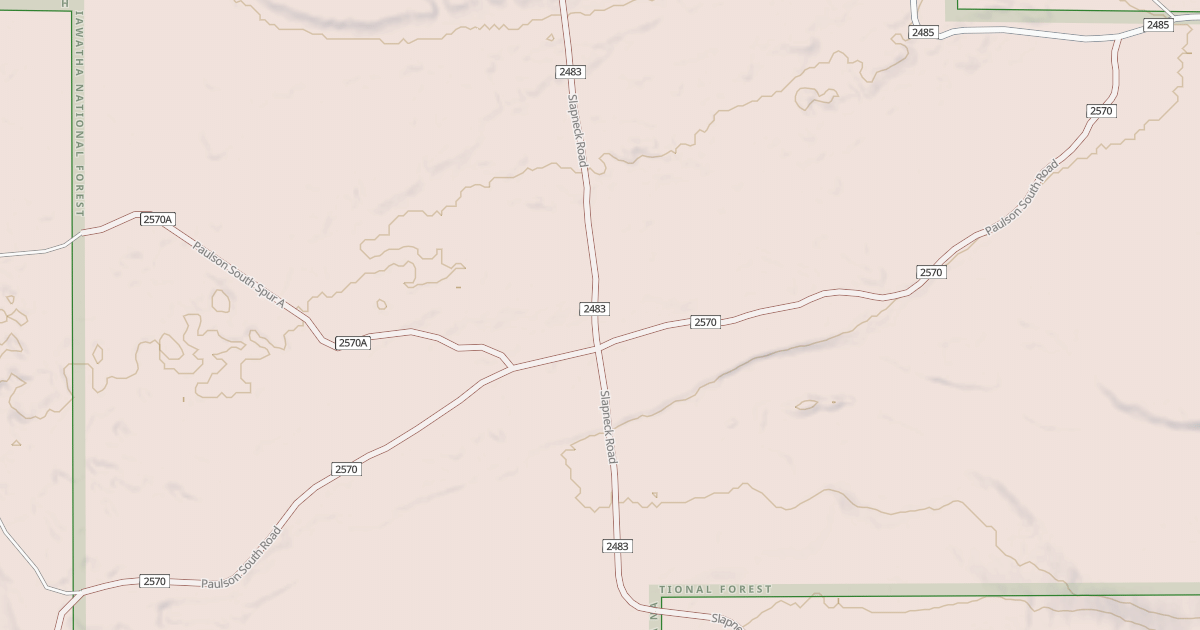 Map preview of PAULSON SOUTH