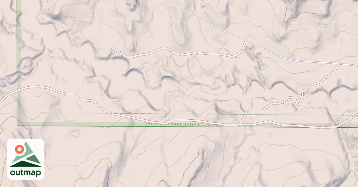 Map of (FDR) POKER JIM BUTTE (801)