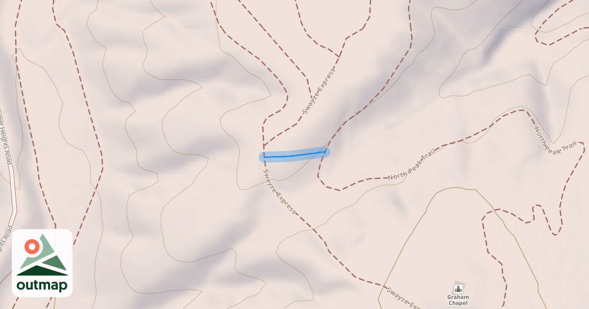 Map of Bob Ross Trail