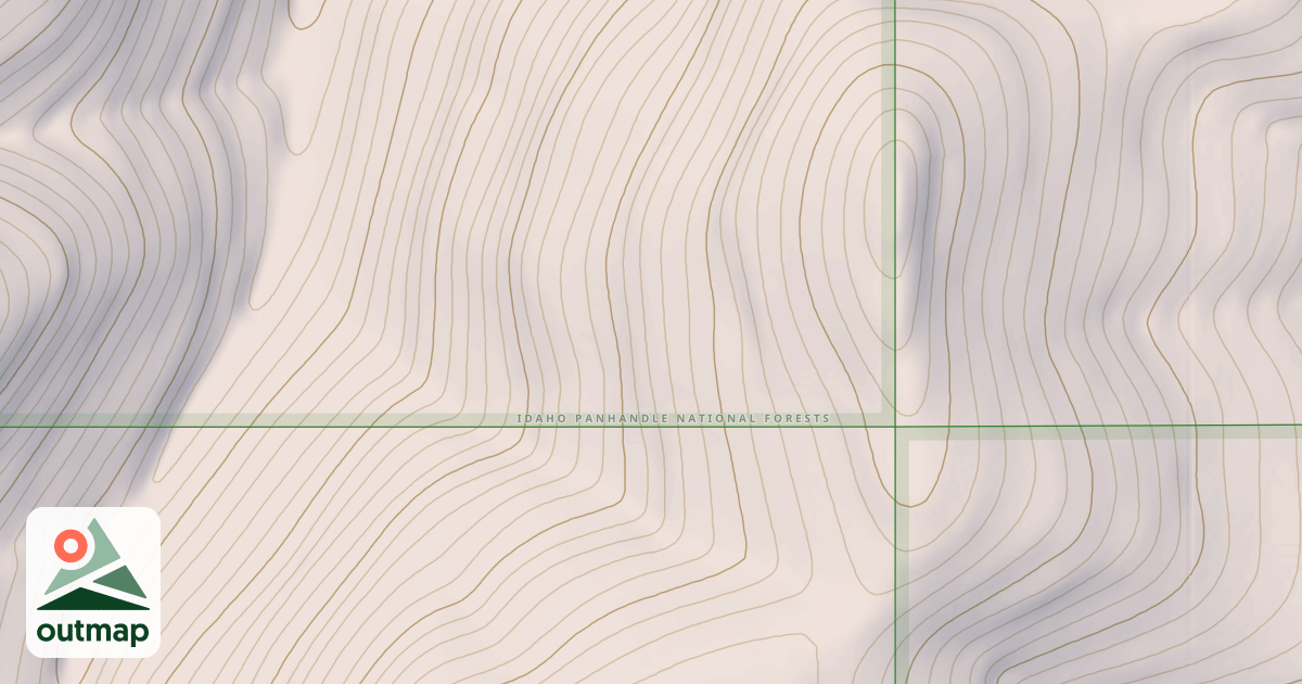 Map of BOULDER HUMP