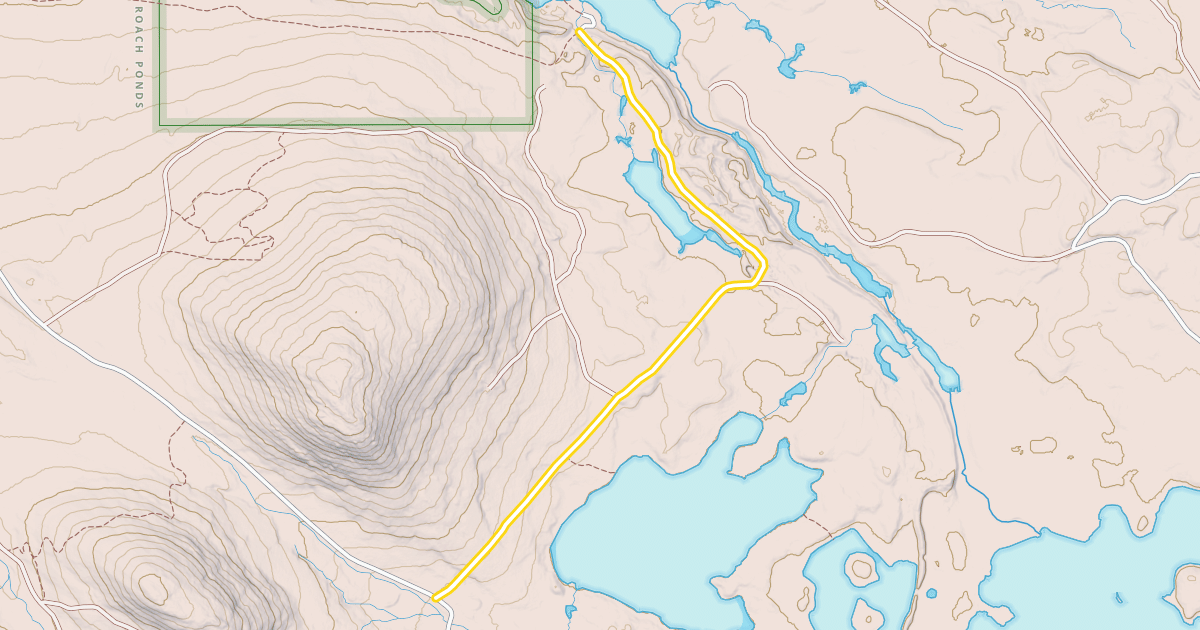 Map preview of Long Bog Road