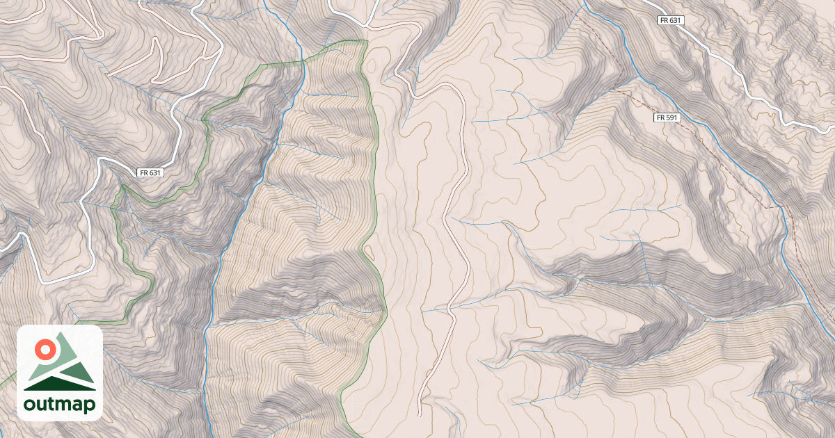 Map of SAND BENCH