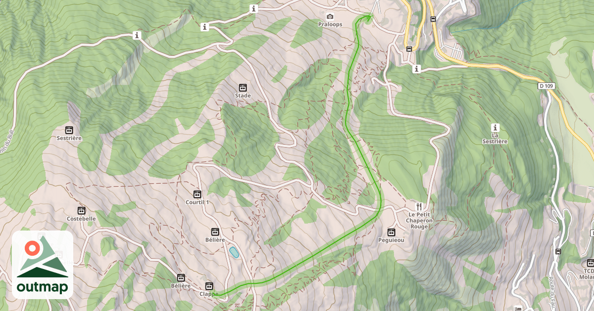 Map of Clappe