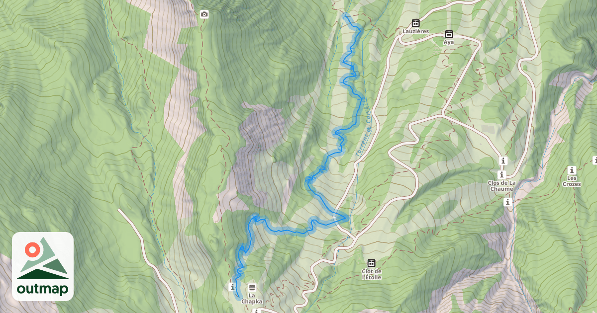 Map of Clôt Gaillard