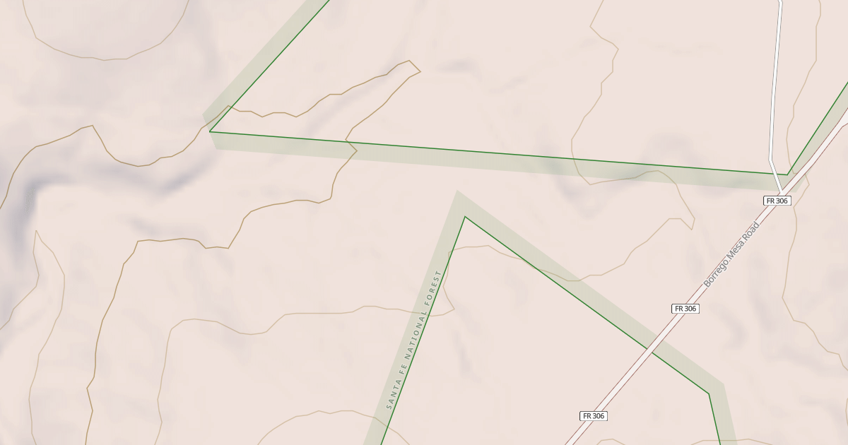 Map preview of USFS Motor Vehicle Use Map Roads {D759348A-C145-4AF0-8715-73719F5AFAFB}