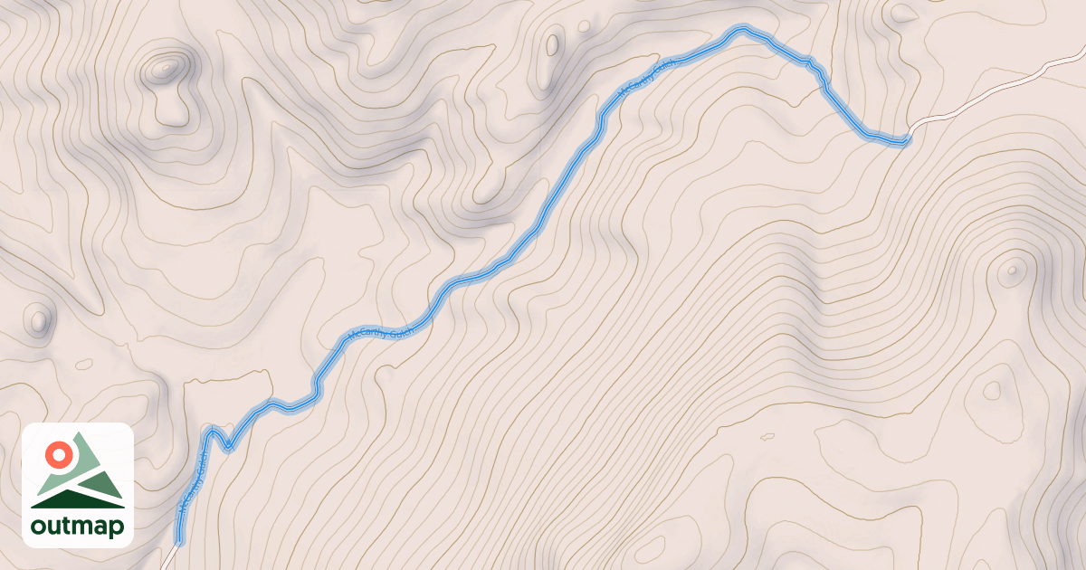 Map of McCarthy Gulch