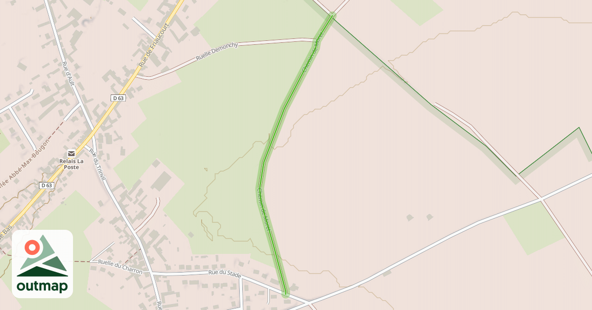 Map of Chemin de Moret