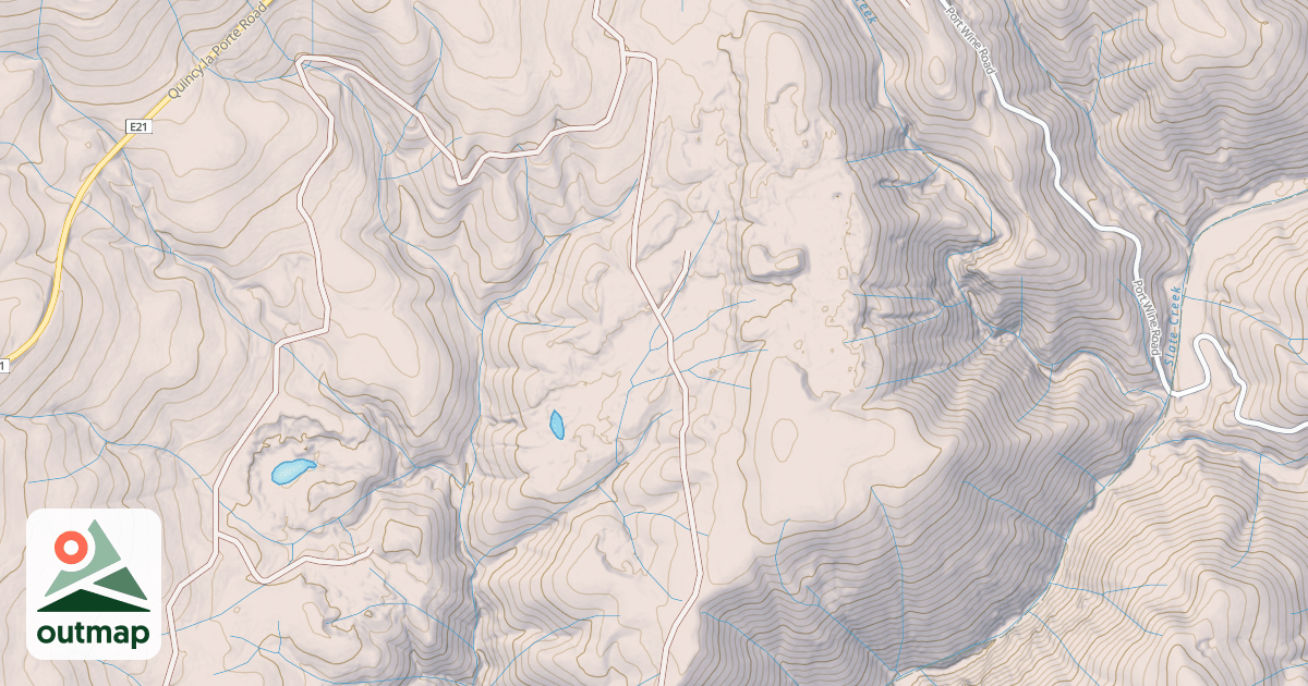 Map of BERNARD DIGGINGS SPUR A