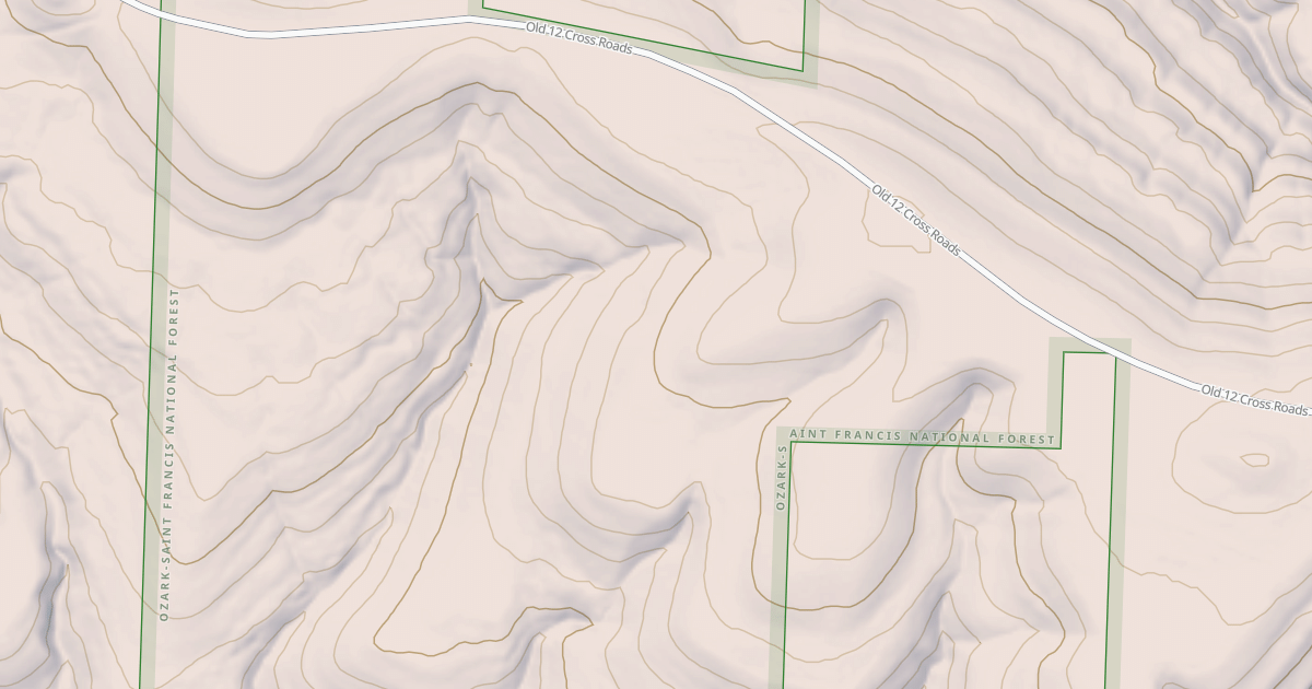 Map preview of USFS Motor Vehicle Use Map Roads {59DFC207-CFAD-44B9-98C3-6D3199A60E70}