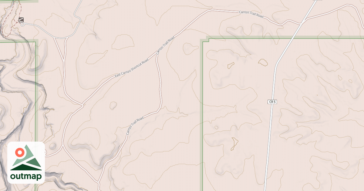 Map of CARRIZO TRAIL