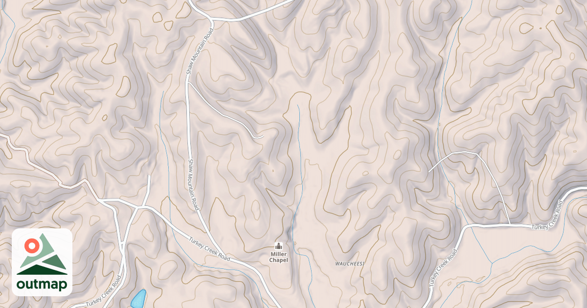 Map of OLD CCC CAMP RD.