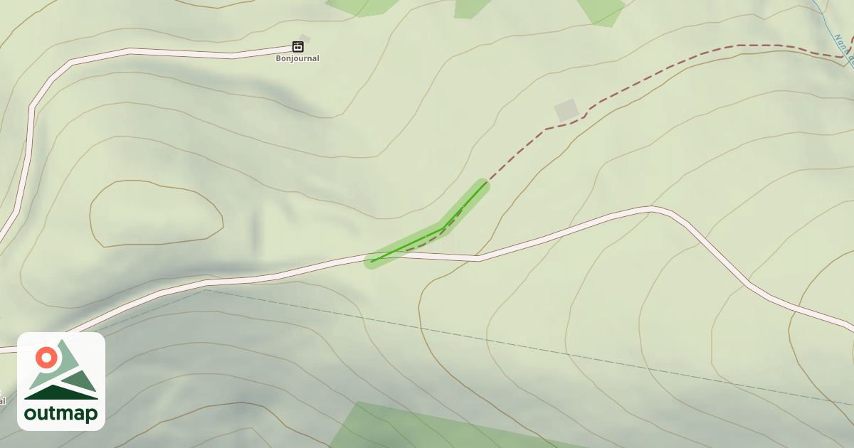 Map of Bonjournal - Tréfléannaise