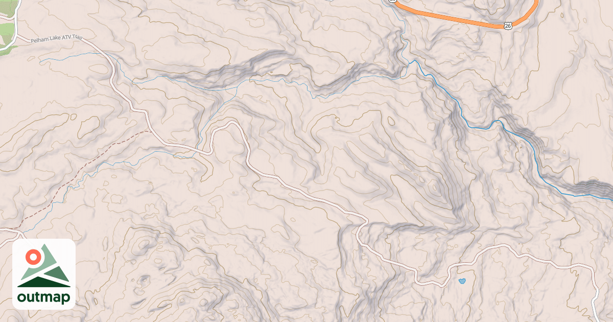 Map of Continental Divide National Scenic Trail