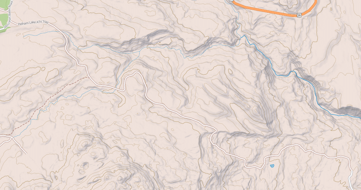 Map preview of Continental Divide National Scenic Trail