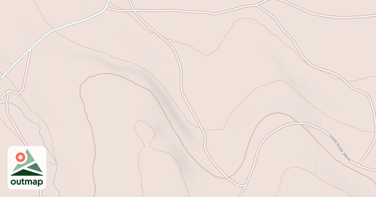 Map of N BEAR VALLEY TIE