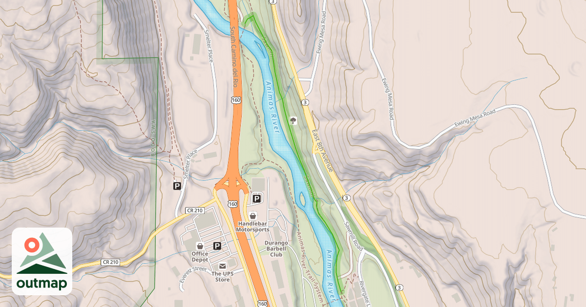 Map of Sawmill