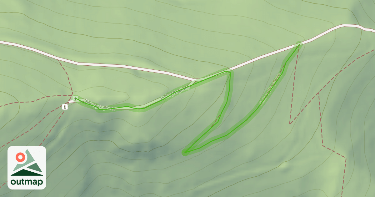 Map of Hohrupfkopfweg