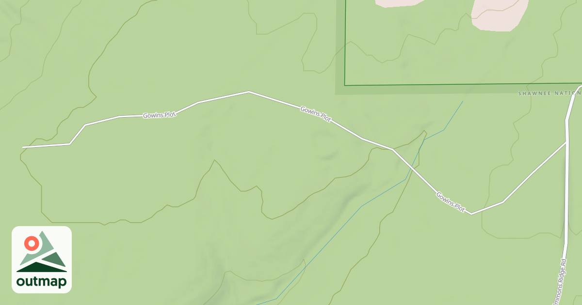 Map of GOWINS PLOT