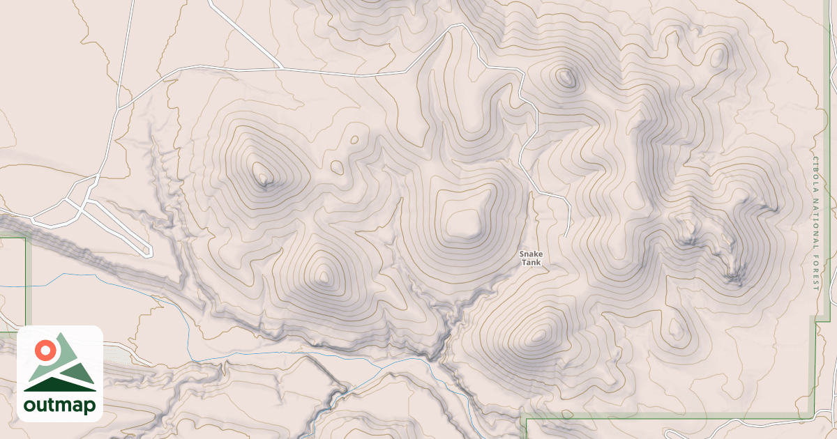Map of USFS National Forest System Roads {2A15882A-DC21-4B35-978F-C8726381867E}