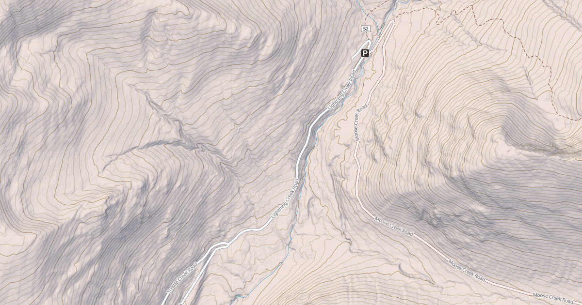 Map preview of LIGHTNING CREEK