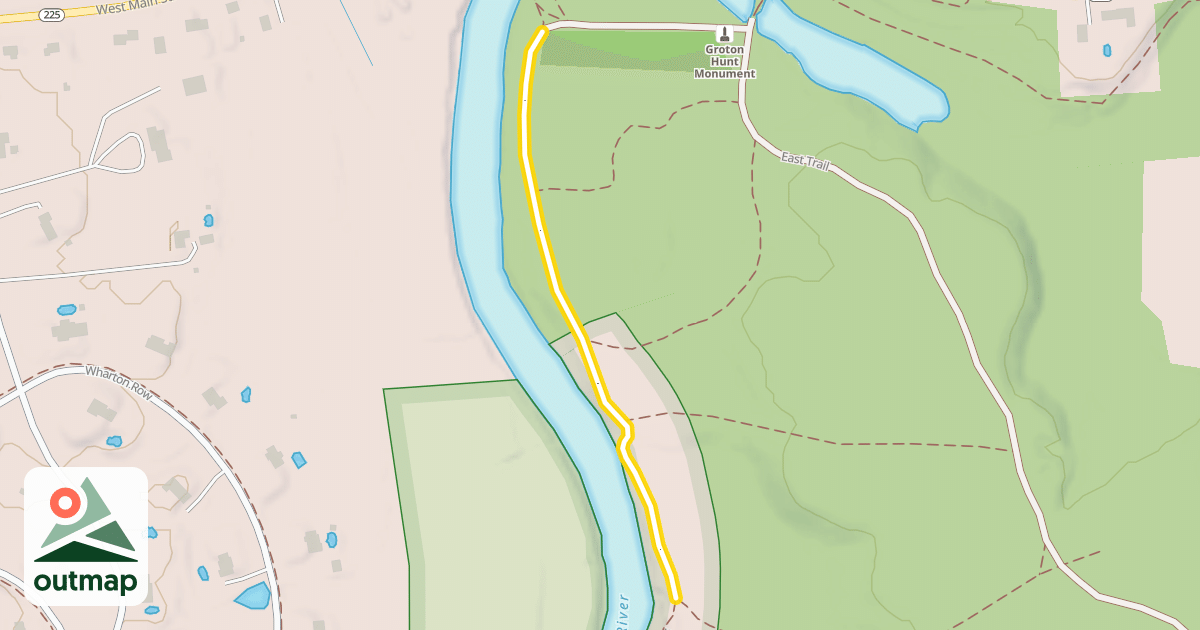 Map of Sabine River Trail