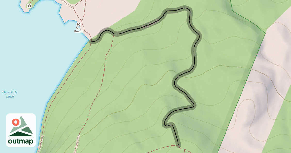 Map of Dog Beach