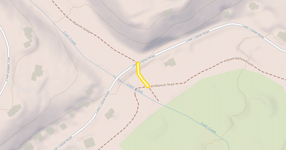 Map preview of Crail Ranch Trail