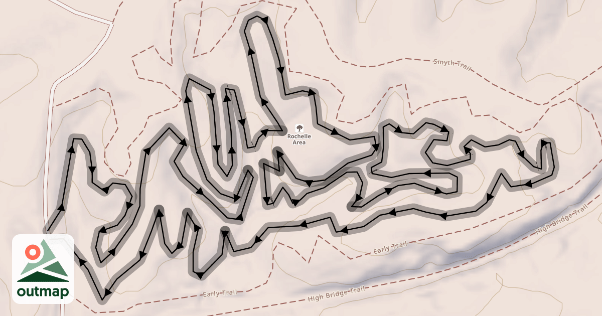 Map of Burnside Trail