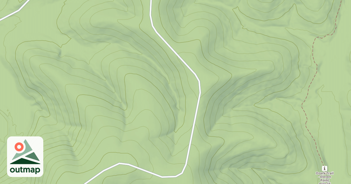 Map of DEVIL'S ELBOW
