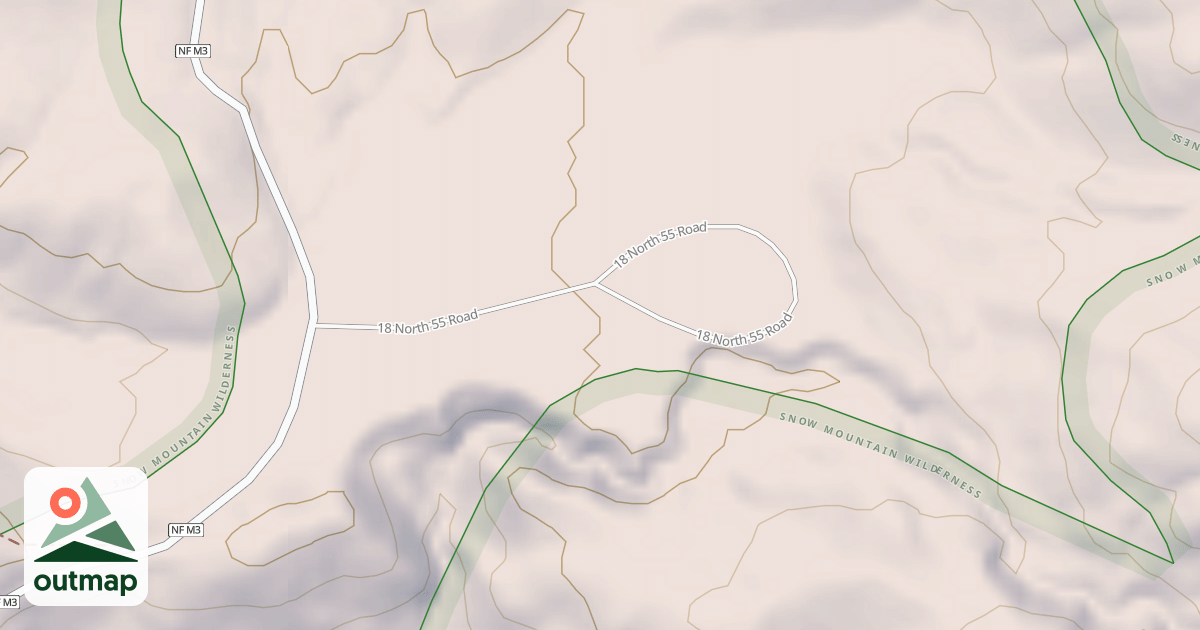 Map of LOWER NYE CAMP