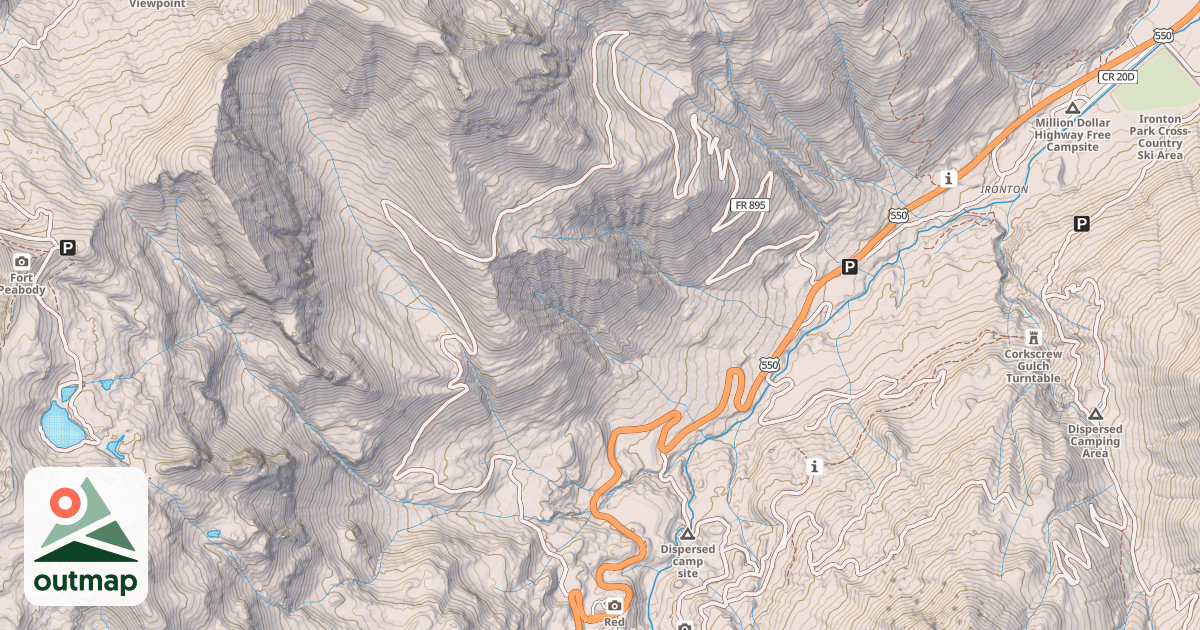 Map of SPIRIT GULCH/GREYHOUND MINE
