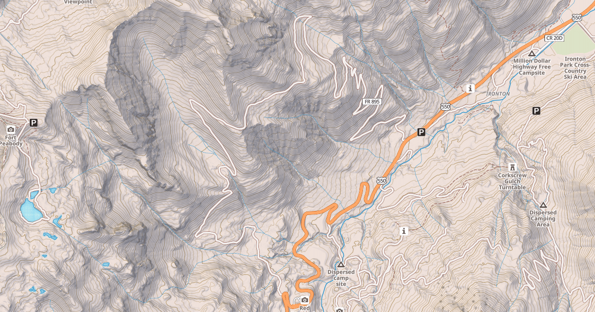 Map preview of SPIRIT GULCH/GREYHOUND MINE