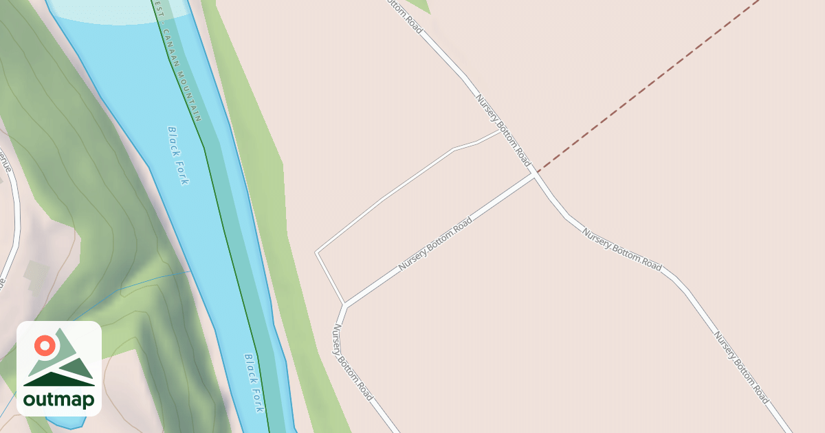 Map of PARSONS NUR. - A
