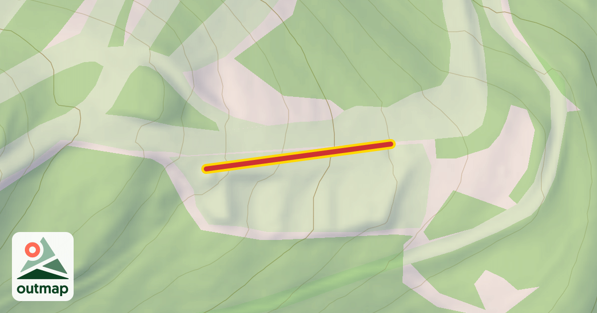 Map of Lift G Cable Tow