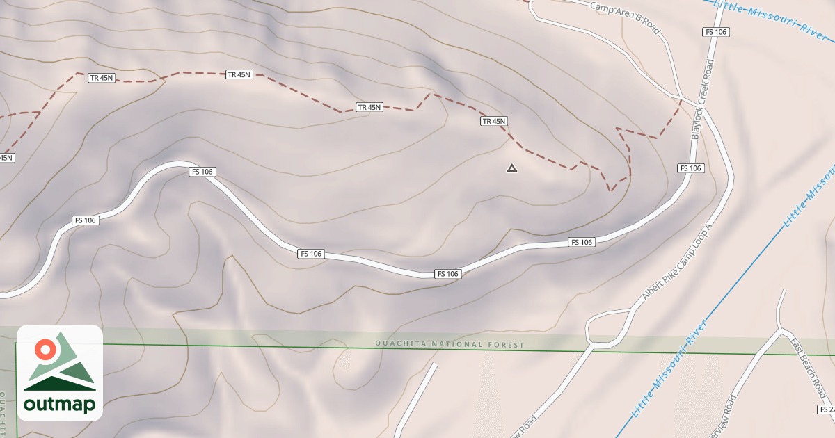 Map of BLAYLOCK CREEK
