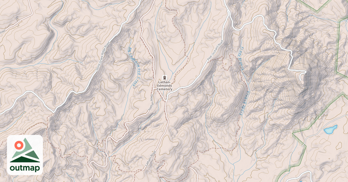 Map of PEAR ORCHARD