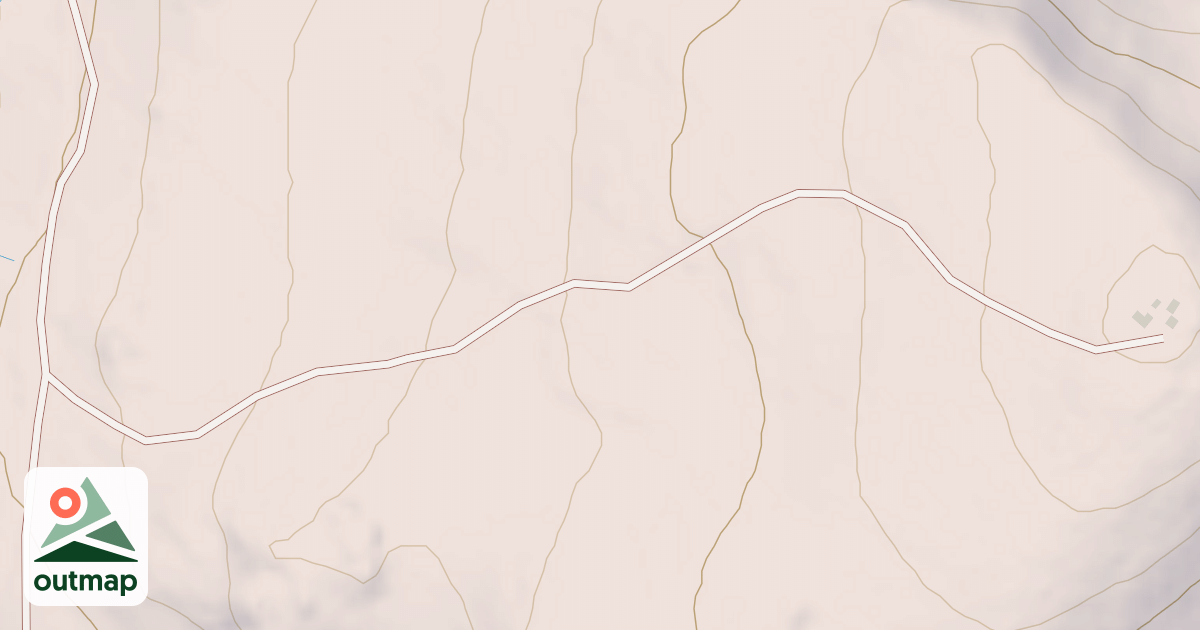 Map of CLAREMONT PEAK