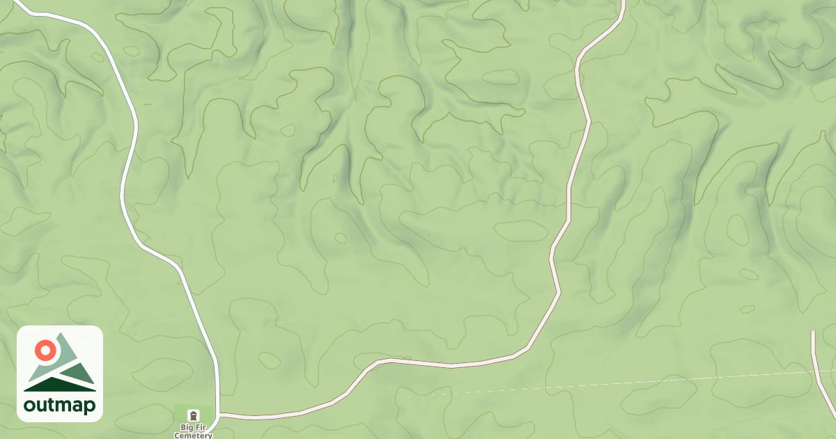 Map of CANEY CREEK